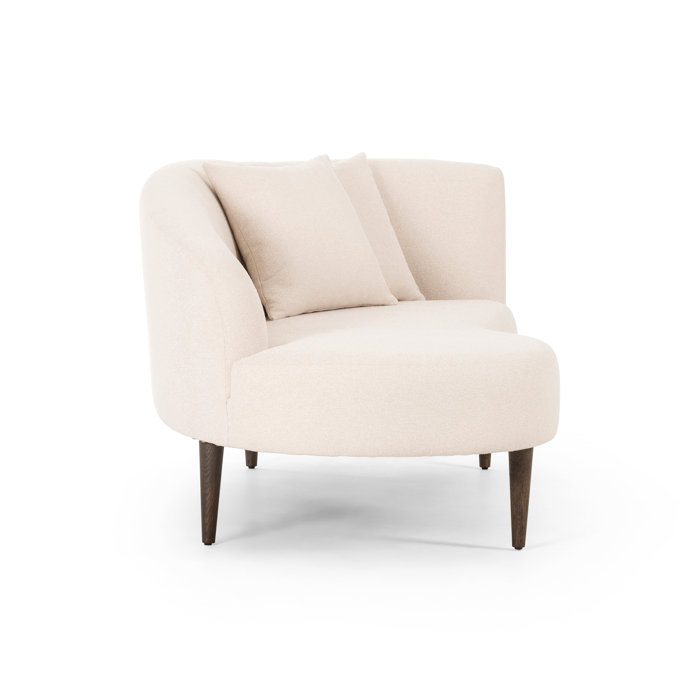 Four Hands Luna Round Arms Chaise Lounge Perigold